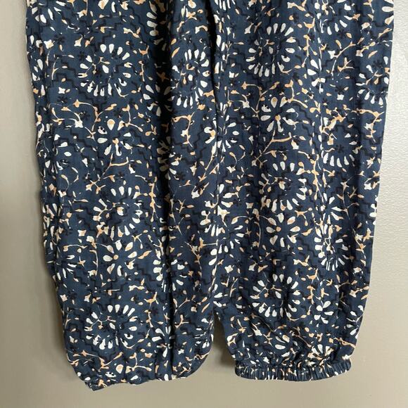 Ulla Johnson Terra Jumpsuit in Azul Size 4 Navy Blue Lightweight Cotton Tassels - Picture 15 of 16